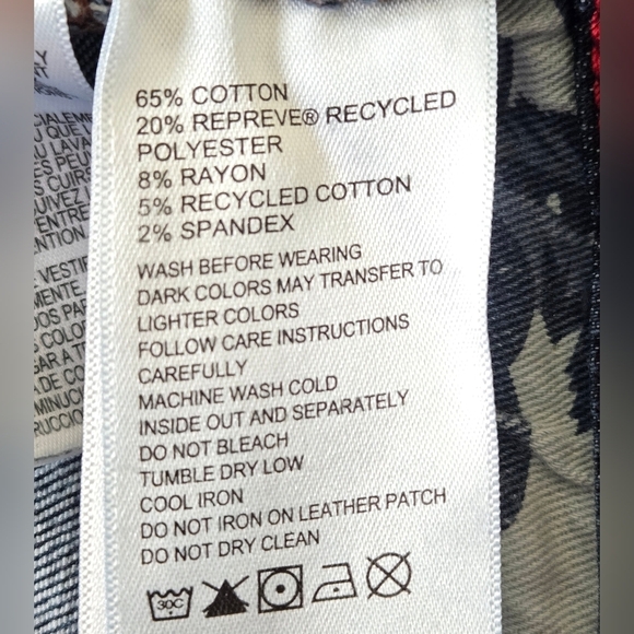 Tommy Bahama Classic Fit Straight Leg Navy Stretch Denim Jeans Size 38×30 - Picture 13 of 15